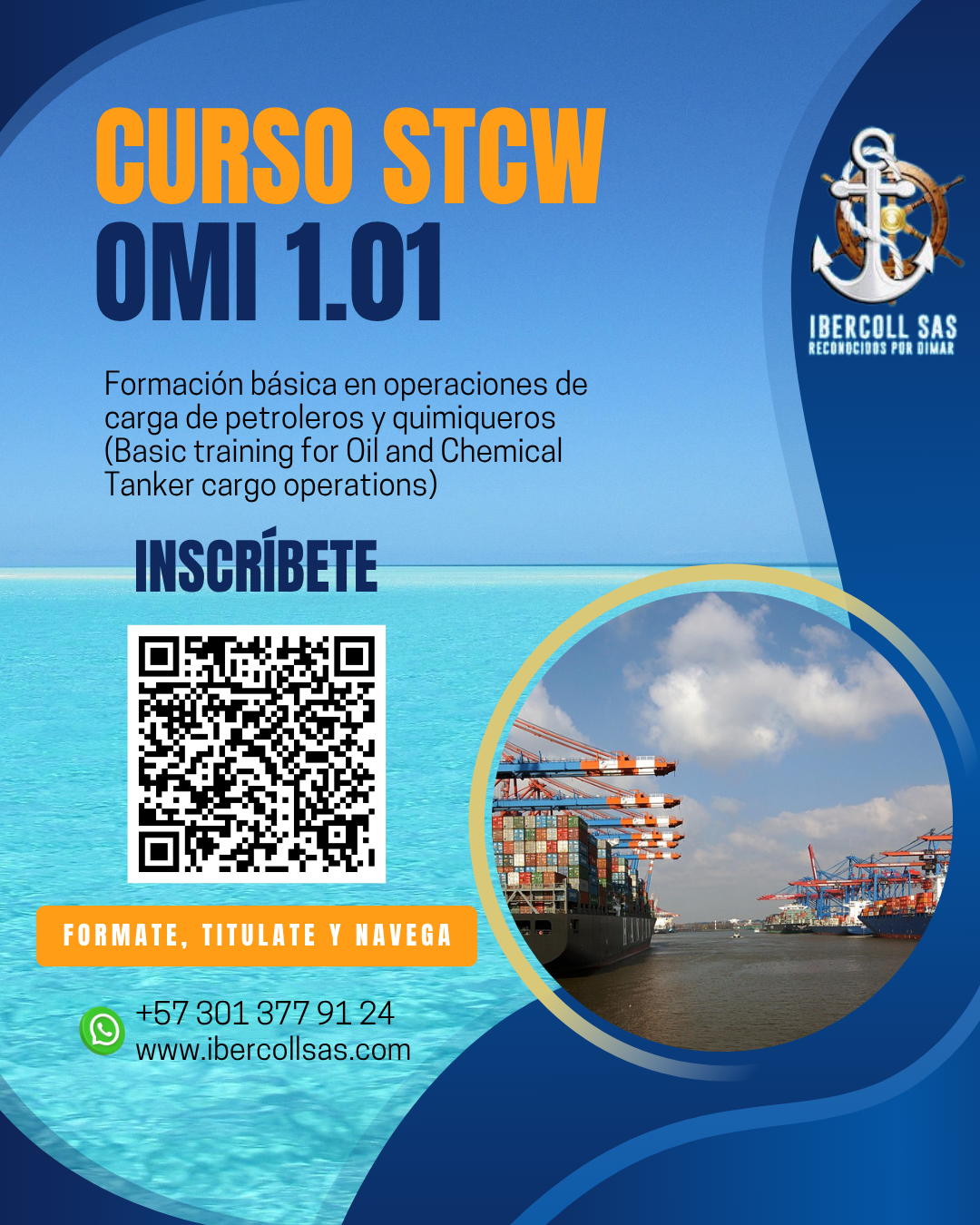 Curso STCW OMI 1.01 — Operaciones de carga en petroleros y quimiqueros